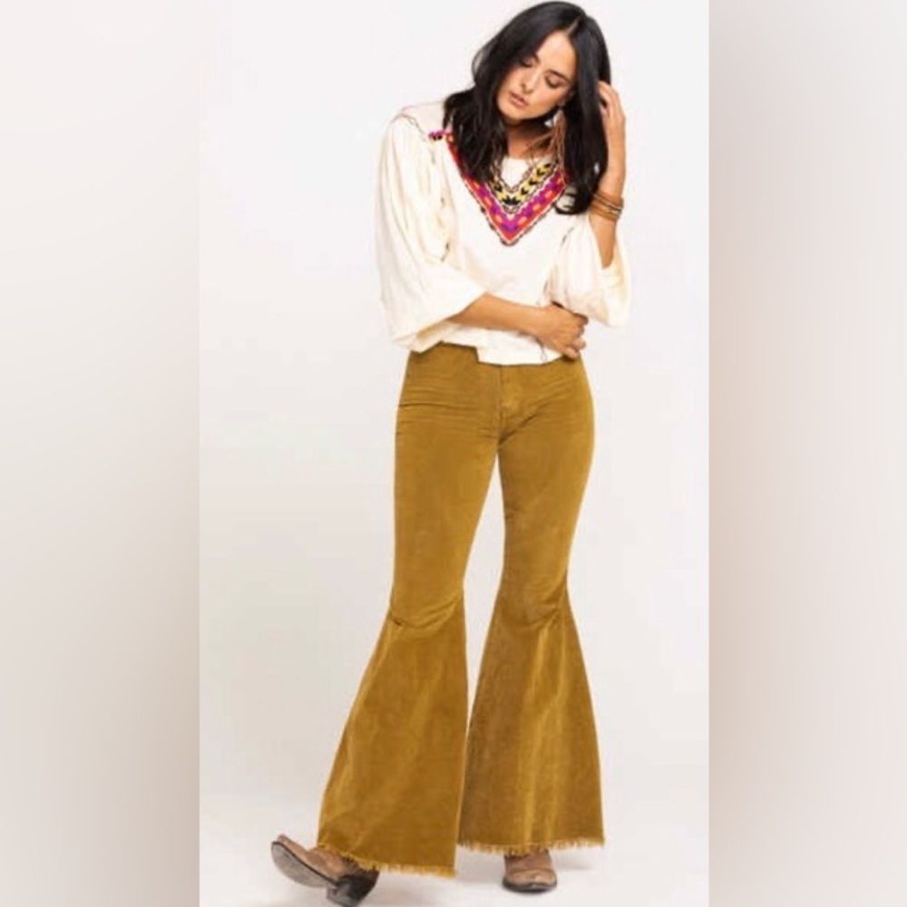 Free People, Hand Me Down Top, White, Size L